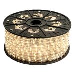AQ Lighting Deluxe Plastic LED Rope Light Kit with Waterproof in Warm White