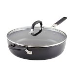 KitchenAid Hard Anodized Nonstick 5-Quart Saute Pan with Lid