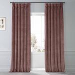 Rosehip Signature Plush Velvet Hotel Blackout Curtain 50W x 84L