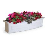 Mayne 5 ft. Nantucket Window Box - White