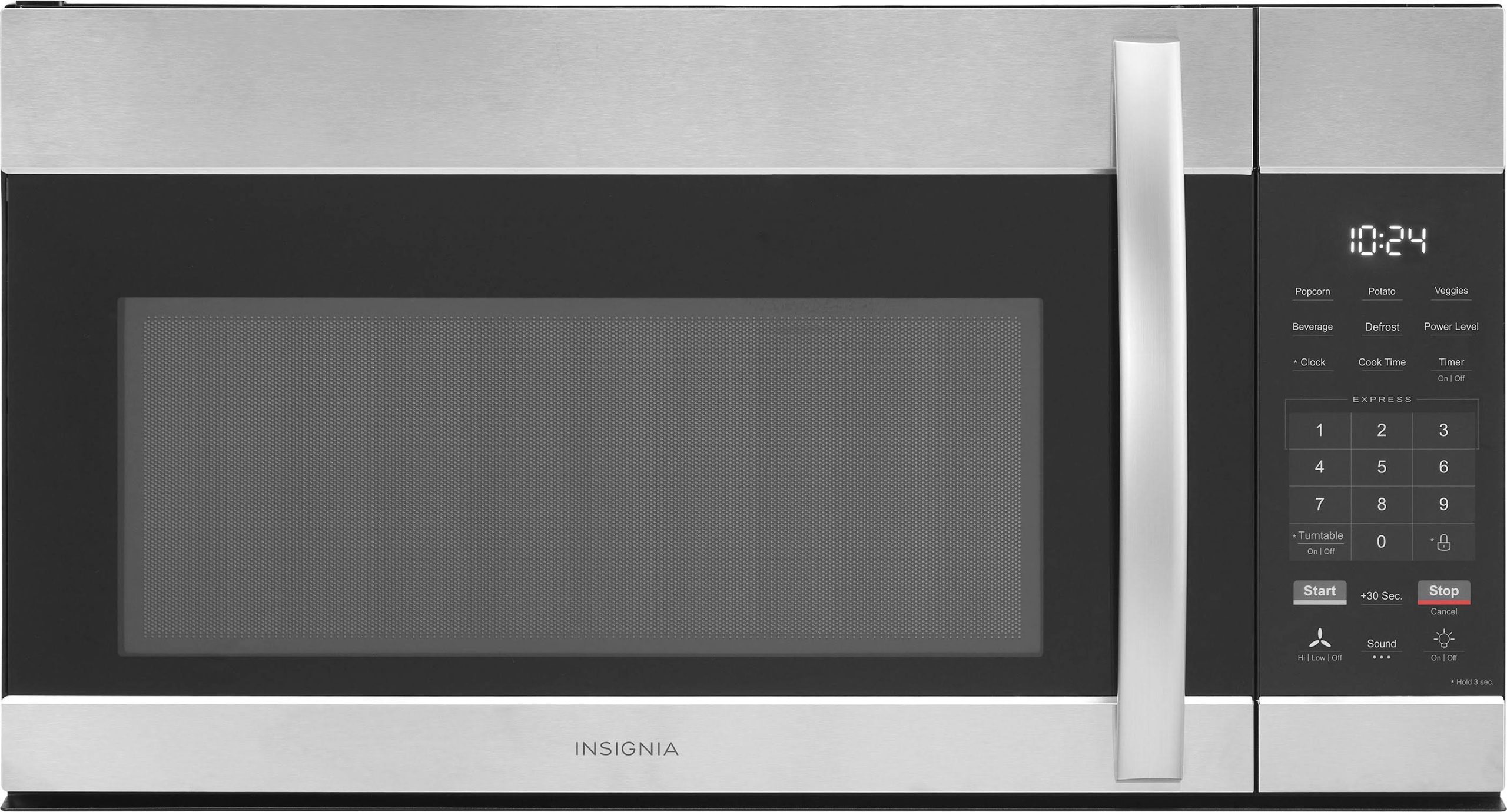 ee0e914c64fc1d4d3dad57797f8483aa7bdb081a7576929ef94f387dd97cf1e2.jpg Insignia - 1.7 Cu. ft. Over-The-Range Microwave - Stainless Steel - Image 1