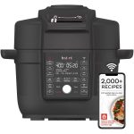 Instant Pot Duo Crisp 6.5 Quart Ultimate Lid with Wifi, 13-in-1 Air Fryer and Pressure Cooker Combo Black