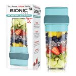Bionic Blade Portable Blender - 18,000 RPM, USB Rechargeable Battery, Multiple Colors, Mint Green