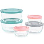 Pyrex Simply Store 10 Piece Glass Storage Set - Clear