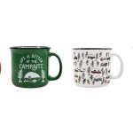 Camco Mugs Assorted Colors 4pk 14oz