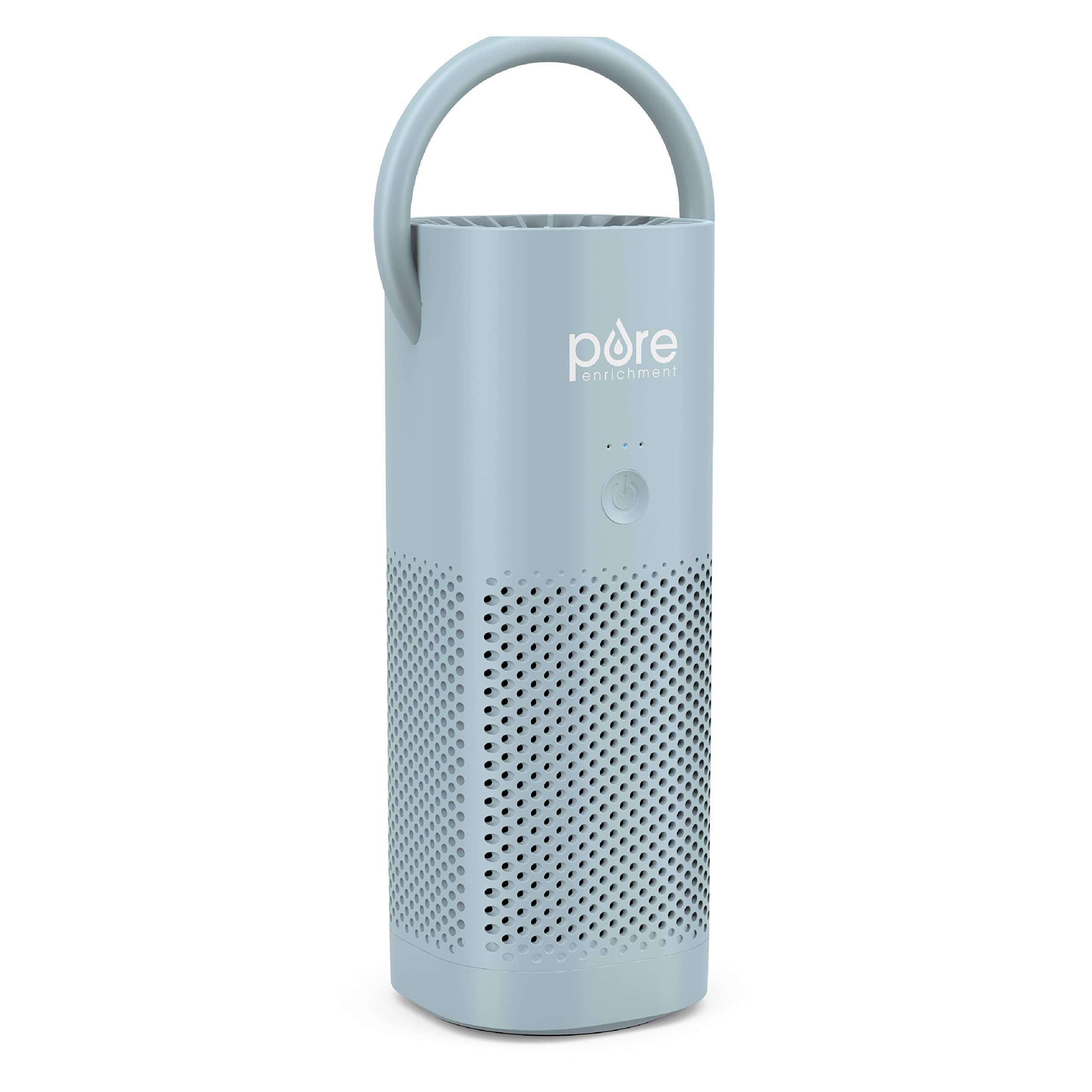 ee9613427eec0765acb866a1e2d8efc3f02f03eae0f725f968b021f9c7f49b7a.jpg Pure Enrichment PureZone Mini Portable Air Purifier - True HEPA Filter Cleans - Image 1