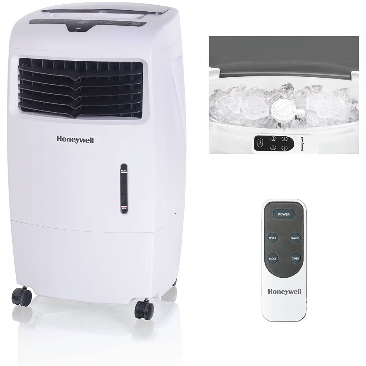 ee98c3cdf73da6e5150a476b1f52a65df18ee090f7538abd1e59018ebf4d6e12.jpg Honeywell - Portable Indoor Evaporative Air Cooler - White - Image 1