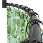 PrettyHome Adjustable Arched Curved Shower Curtain Rod Rustproof Expandable Aluminum Metal Shower Rod 38-72 Inches Telescoping Design Exquisite
