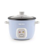 Aroma Housewares 4-Cups Cooked / 1qt. Rice & Grain Cooker ARC-302NGBL Blue