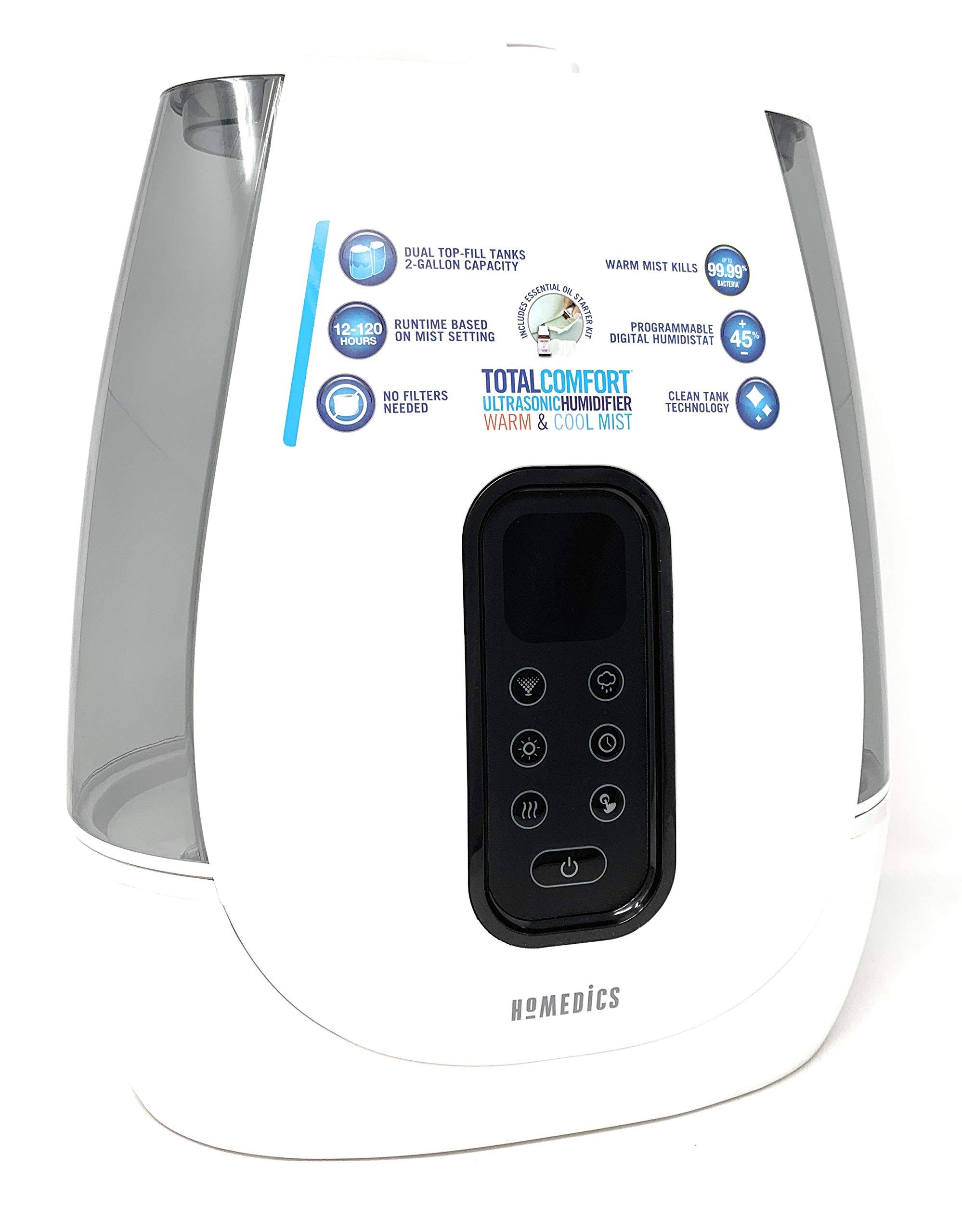 eeca81c0129a5224bae2a597d8cb4e66999302357f5cb02fa2494b259a4232d8.jpg Homedics TotalComfort Ultrasonic Humidifier - Image 1