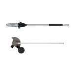 Milwaukee 49-16-2720-49-16-2718 M18 Fuel Quik-Lok 10 in. Pole Saw Attachment and 8 in. Edger Attachment (Tool-Only)