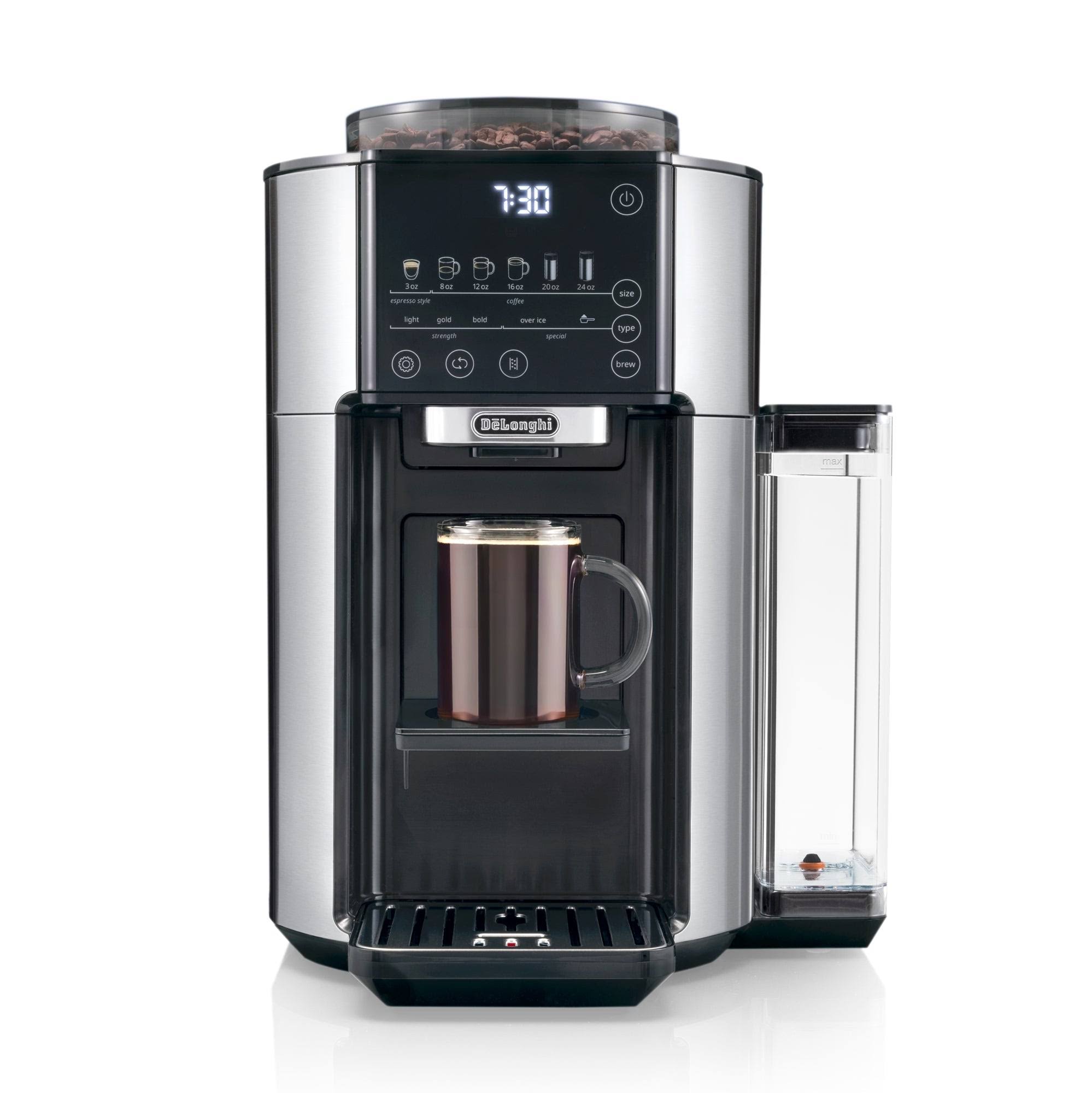 eed0763246ab681c4e4544f59df7c46e08fed49d4e1b191cb17e9ea33b2f12ea.jpg De'Longhi TrueBrew Automatic Coffee Maker with Bean Extract Technology - Black Matte - Image 1