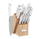 Cuisinart Color Pro Collection 12-Piece Block Cutlery Set - White