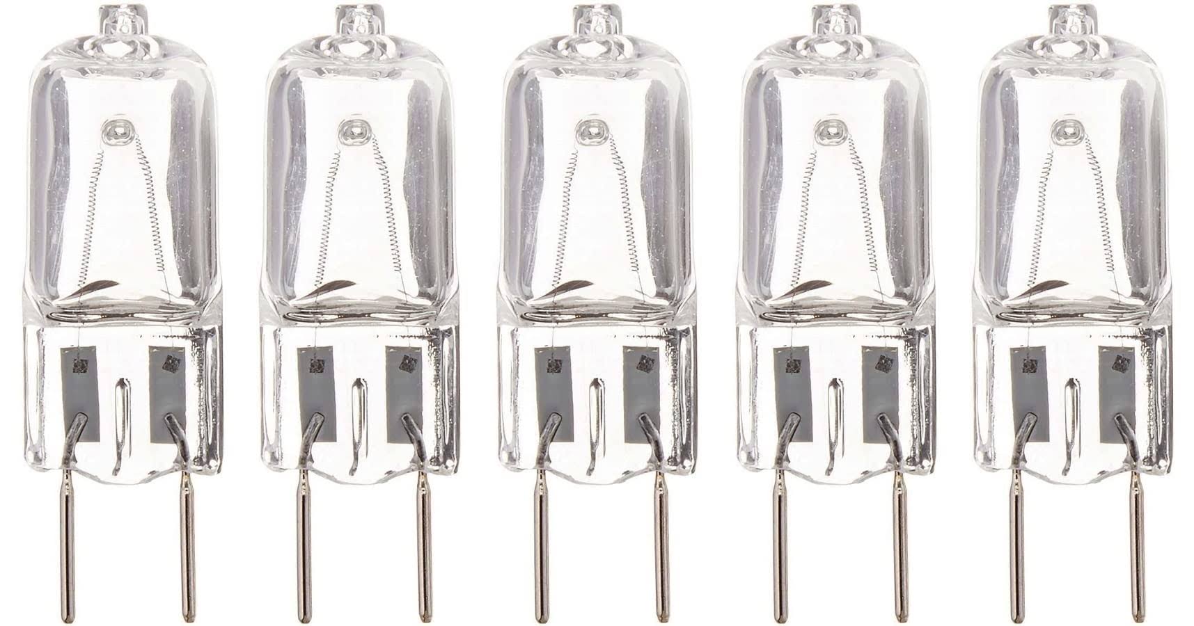 eeed323f7d8b9dfa3bbcc66c6912af5e11d2363a6a766de1dc1b8f6a1dfb07ac.jpg (5)-Pack Replacement Light Bulb 120V 50-Watt for WB08X10051 GE Microwave WB08X10057 50W - Image 1