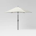 10' Round Outdoor Patio Market Umbrella Off-White - Threshold