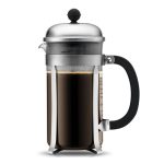 Bodum 12-ounce Chambord French Press Coffee Maker, Chrome