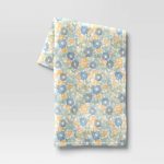 Printed Plush Floral Throw Blanket Green - Room Essentials