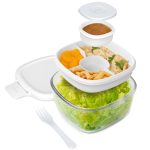 Bentgo Glass Salad Container - White