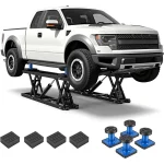 AECOJOY 7000 LBS Portable Car Lift for Home Garage, Heavy-Duty Hydraulic Quick Jack for Cars, SUVs & Light Trucks