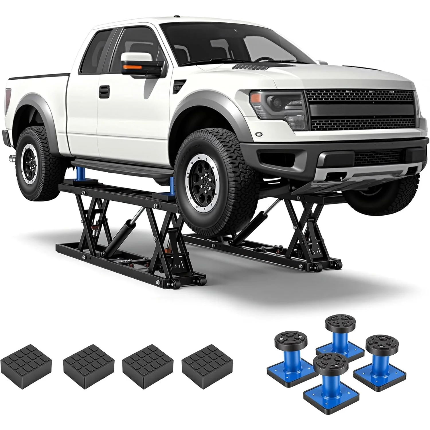 efa6980cf9f8e178a89a6cb8b5e7bce705a209b3886e536b6a090a9bf4b01213.webp AECOJOY 7000 LBS Portable Car Lift for Home Garage, Heavy-Duty Hydraulic Quick Jack for Cars, SUVs & Light Trucks - Image 1