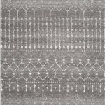 nuLOOM Moroccan Blythe Area Rug, 8' Square, Dark Grey