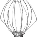 6-Wire Whip Attachment Fits KitchenAid Tilt-Head Stand Mixer Replace K45ww Stainless Steel Egg Heavy Cream Beater Cakes Mayonnaise Whisk
