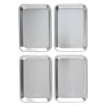 Nordic Ware Naturals Aluminum 4 Pack 1/8 Sheets 10.1" x 7" x 1.1" Silver