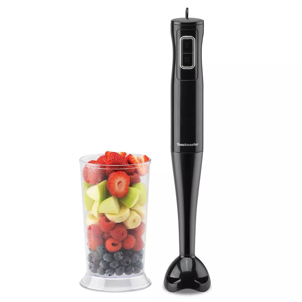 f040a1a98ab422c47767ec53ab9946eff767c64f2eba0292f97d33e1d07ae84d.jpg Toastmaster Immersion Blender, Black - Image 1