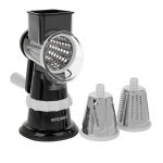 Kitchen HQ Speed Grater and Slicer with Suction Base Black