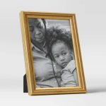 4" x 6" Antique Table Frame Gold - Threshold