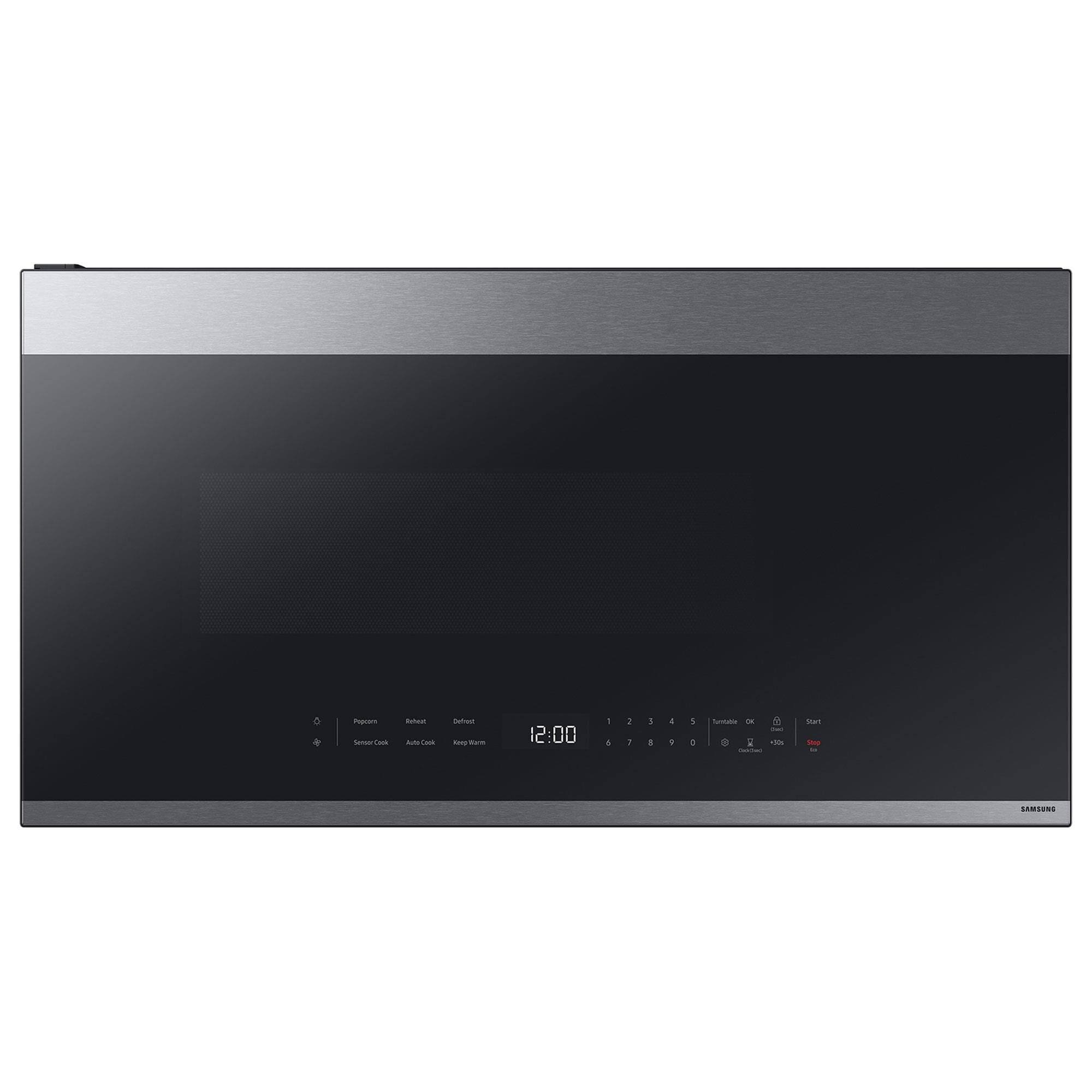 f09da233d140176e1278f803397b310002a7dfcc219ad78c9cc58900a0a88f57.jpg Samsung Bespoke 2.1 Cu. ft. Fingerprint Resistant Stainless Steel Over The Range Microwave - Image 1