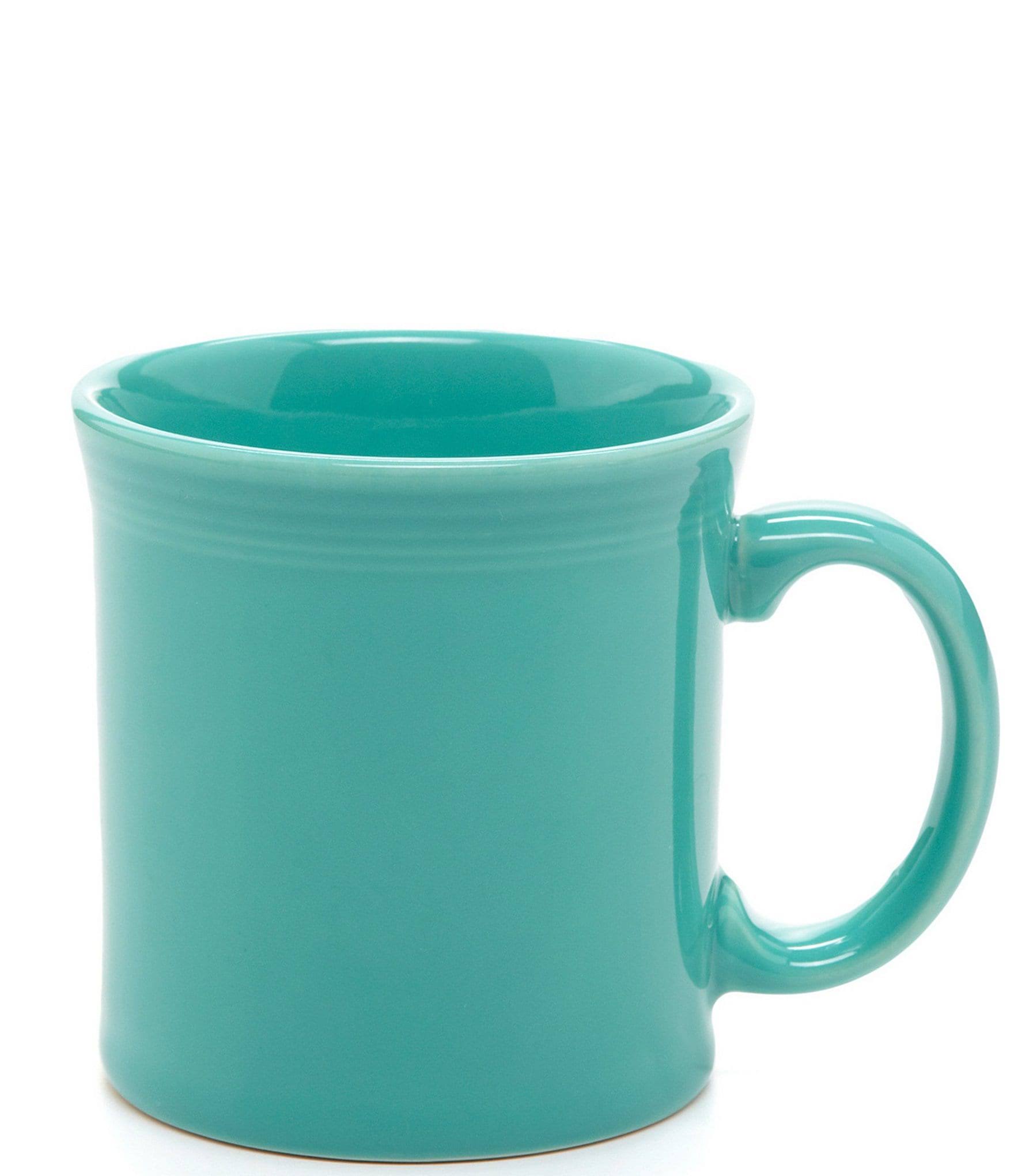 f0aa8e9ee631bc1d0cfcdd26c6ede3df6ebdb11179147c63a8e2e1d70316171b.jpg Fiesta Dinnerware Java Mug, Turquoise, 12 oz - Image 1