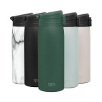 Simple Modern Insulated Thermos Travel Coffee Mug with Snap Flip Lid | Leakproof Stainless Steel Tumbler Cup |Kona | 16oz | Forest
