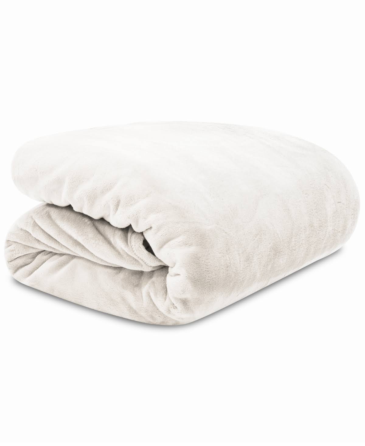 f0d3e464fdafb6a5fbb2edd13d0229c87b224883dd38d8eb8eff43491e979538.jpg Lauren Ralph Lauren Micromink Plush Blanket, King - Hollywood Cream - Image 1