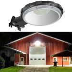 Karjoefar LED Barn Light Dusk to Dawn Outdoor Lighting with 100W 10000LM 5000K Daylight IP65 Waterproof Outdoor Security Flood Lights for Garage Yard