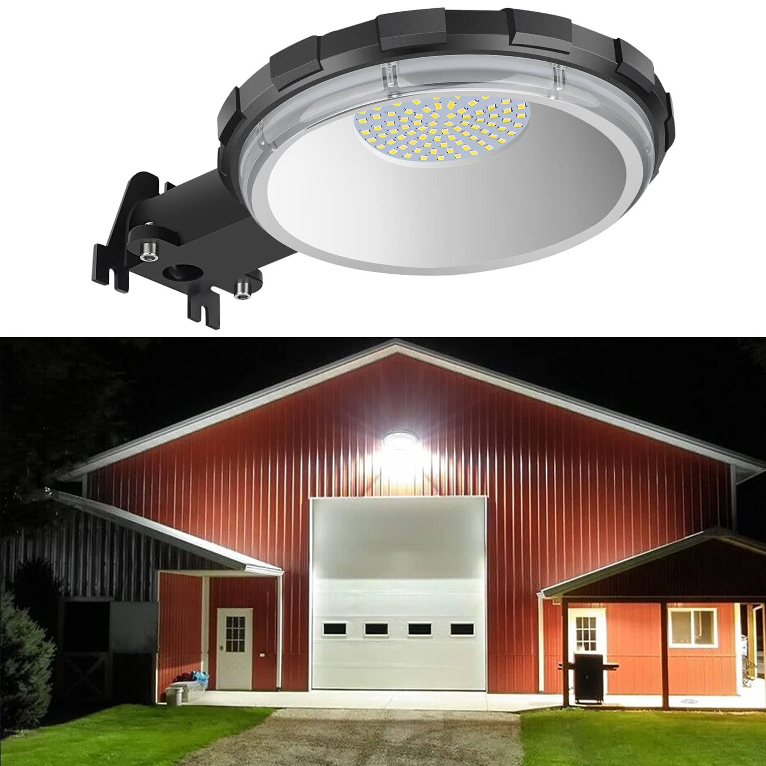 f1600c84aba64ea6572de3c4cb207805bbefa31f25bb056df905ac91d2c52c36.jpg Karjoefar LED Barn Light Dusk to Dawn Outdoor Lighting with 100W 10000LM 5000K Daylight IP65 Waterproof Outdoor Security Flood Lights for Garage Yard - Image 1
