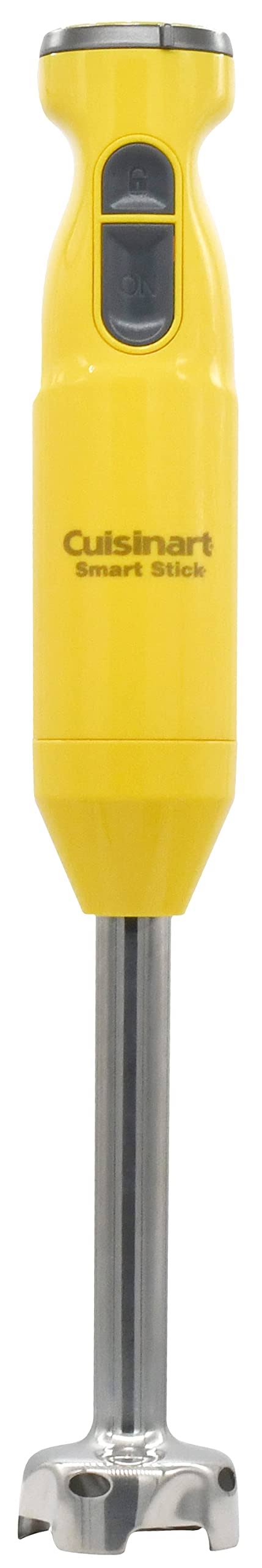f16e22a7023186b73f6e473fed2e10d7098b378a67f70bb4290859937a96b2ad.jpg Cuisinart CSB-175Y Smart Stick 300 Watt 2 Speed Hand Blender, Yellow - Image 1