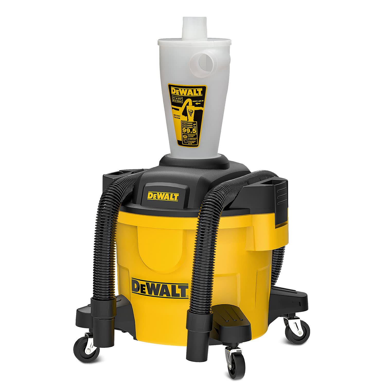 f1a70ac7af33731ed8c466a52dab02771876ff4ad68ade1dbf55f9730af58d65.jpg DeWalt Dust Separator with 6 gal. Poly Tank DXVCS002 - Image 1