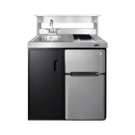 Summit APSS36 36 in. Kitchenette Shelf, Stainless Steel