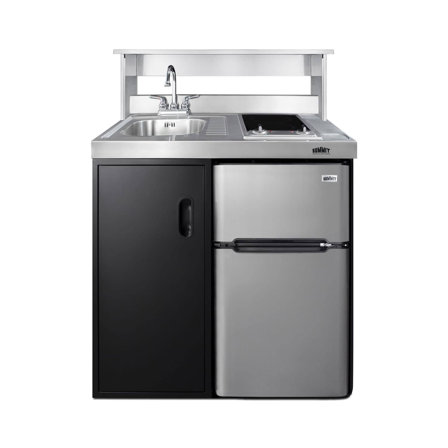 f1b251057ec858ee5007b65619b070e4cc9d1b8b2d82d4e810eb4d131a3f6f4f.jpg Summit APSS36 36 in. Kitchenette Shelf, Stainless Steel - Image 1