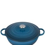 Le Creuset Signature Cast Iron 7.5 qt. Deep Teal Chef's Oven