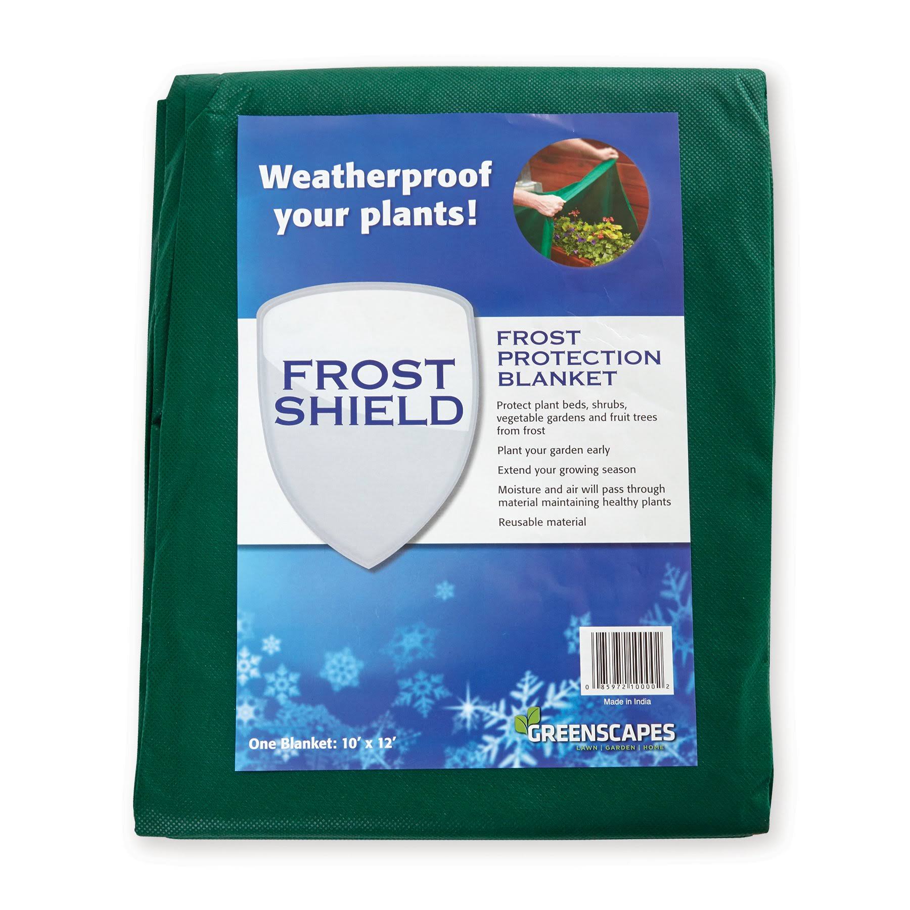f1d25bdf45463457548eb9e3d03ac12f5ddcd21699e3b19f1dd36c5ab0ded59c-1.jpg Greenscapes Frost Shield 12 ft. L x 10 ft. W Plant Protecting Blanket - Image 1
