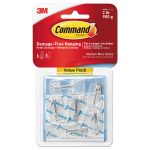 Command Wire Hook, Clear, Medium, Value Pack - 6 hooks