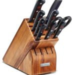 Wusthof Gourmet 10 Piece Acacia Knife Block Set