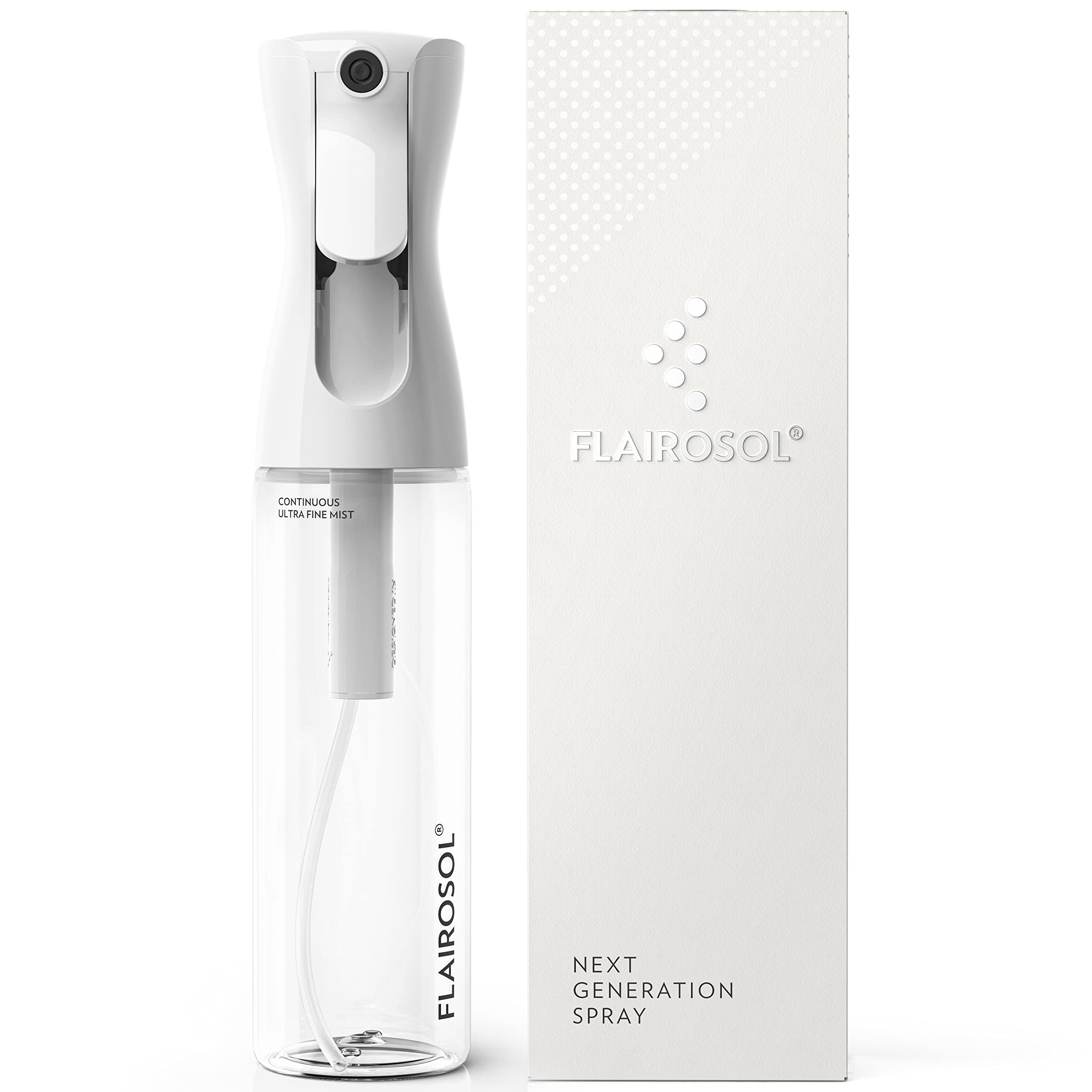 f206bf5b7073c4b1113dfc86de1af7567dd2b72ea5fdd86e10d00257cc8bbb53.jpg Flairosol - The Original, Spray Bottle for Hair, Plants & More, Continuous Mister, Ultra Fine Water Mist. Trusted by Professional Salons & Barbers. - Image 1
