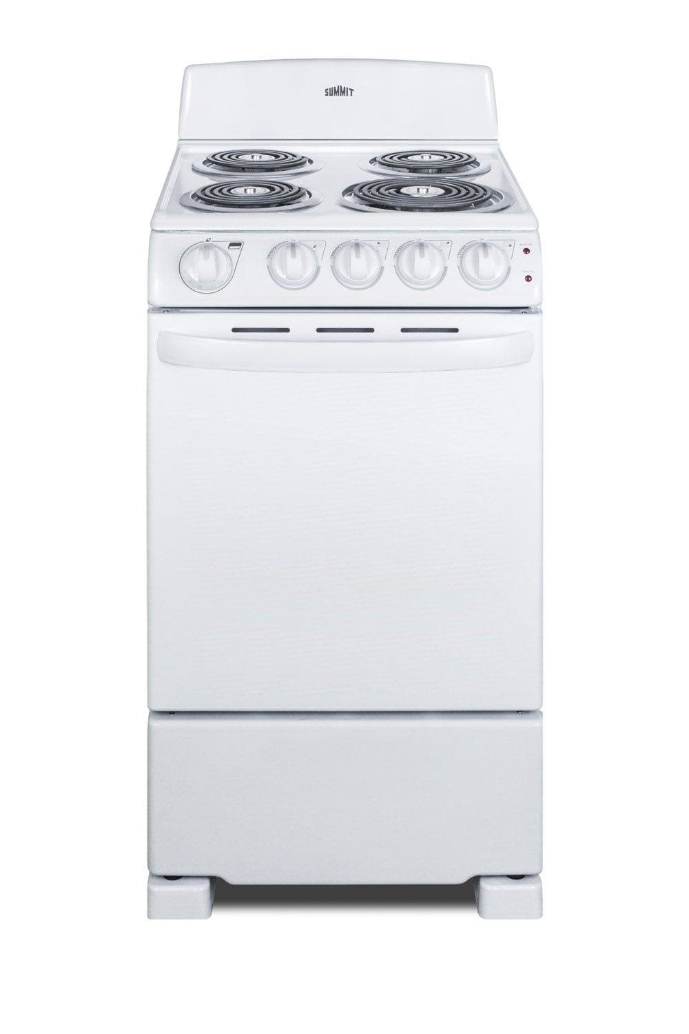 f2369149bb64d6e449c95e13458ae3995afbdf9185f10c28953d6cca0d43a78d.jpg Summit 20" Wide Electric Coil Range White RE203W - Image 1