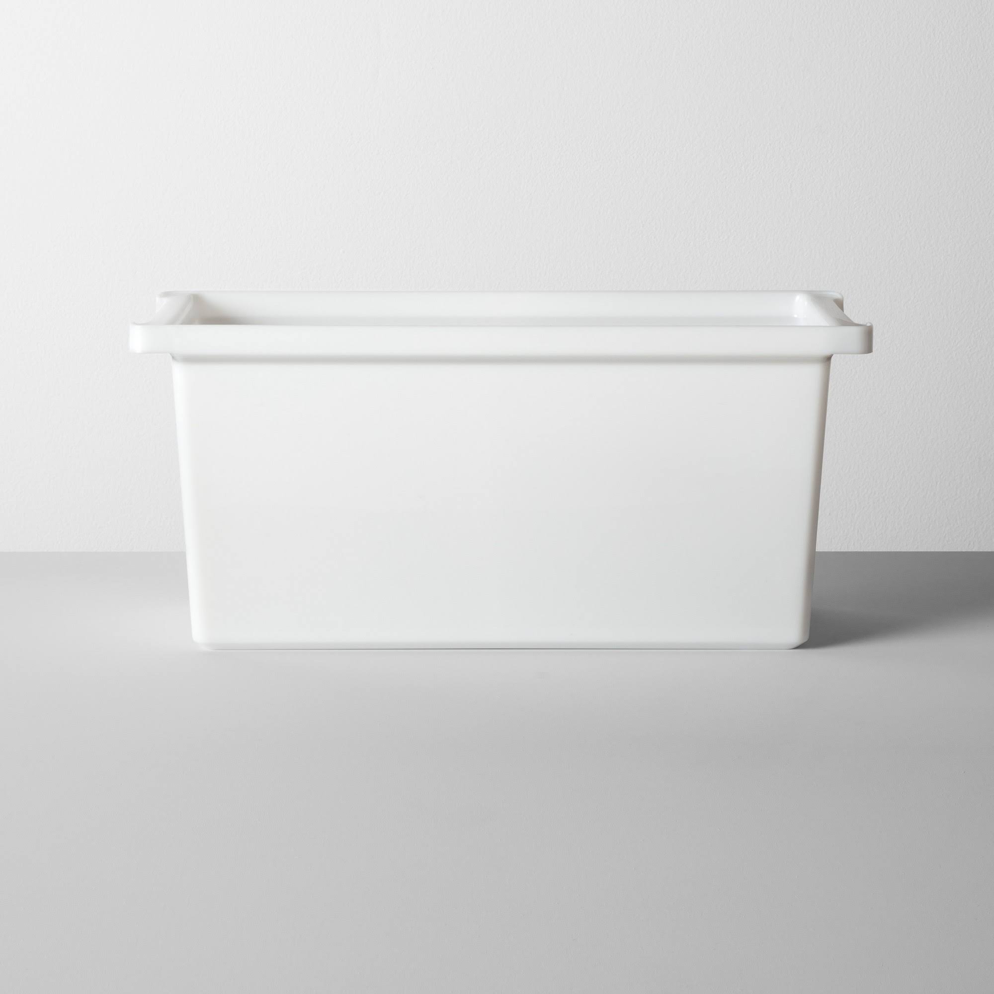 f25269b2e22f2972b05b5aef290365054b8595b5ae3844b812ae039f7fddc822.jpg Made by Design White Ice Cube Bin - Each - Image 1