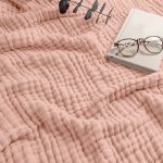 Adult Muslin Blankets Blush / King: 108" x 90"
