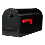 Gibraltar Mailboxes OM160B01 Outback Double Door Mailbox Black