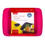 Rapid Ramen Cooker 1 Pack Microwavable Cookware for Instant Ramen Teal, Pink